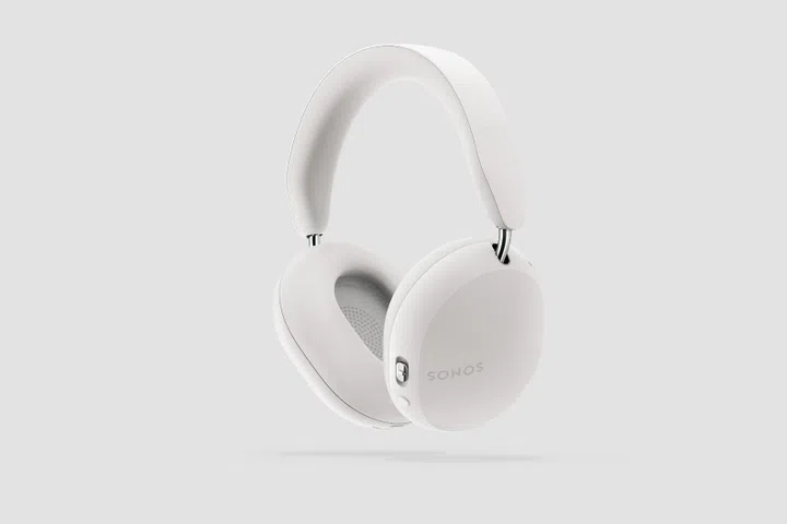 Minimalist White Headphones Sony