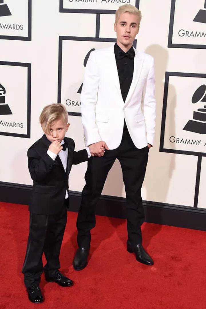 At the Grammys. Photo: Getty
