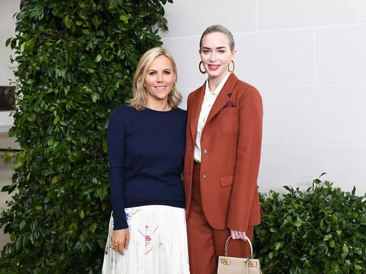 Blunt with Tory Burch at the Tory Burch Spring/ Summer 2020 show.

Photo: Courtesy