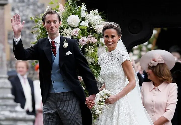 PIPPA MIDDLETON AT HER WEDDING TO JAMES MATTHEWS. Photo: Getty 