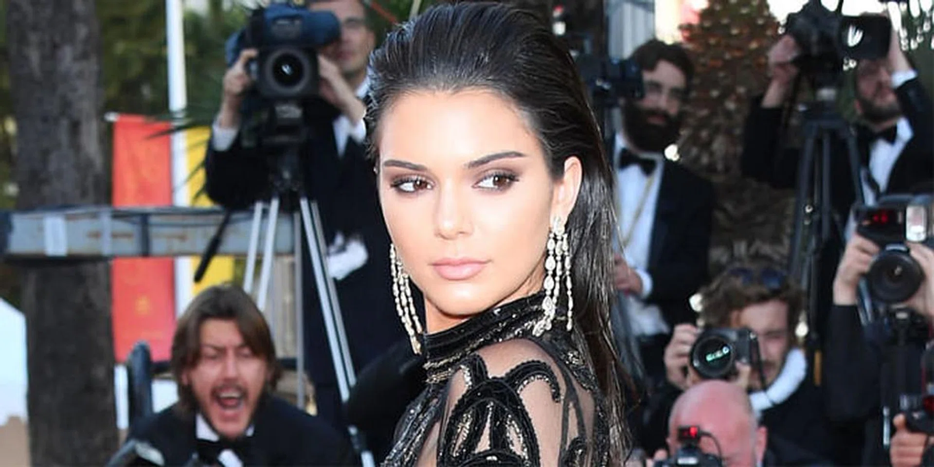 You Need To See Kendall Jenner's See-Through Cavalli Couture Dress