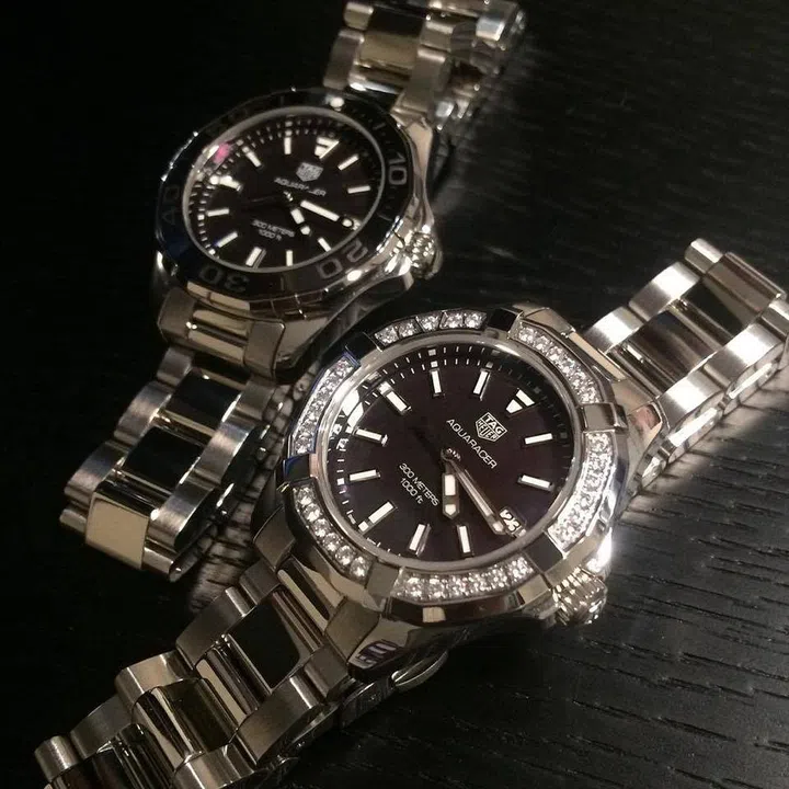 The Aquaracer collection has been expanded with several new models including a matt black ceramic number (not shown here)