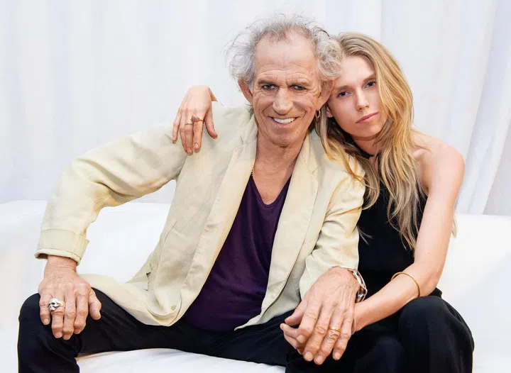 Keith Richards with daughter, Theodora Richards