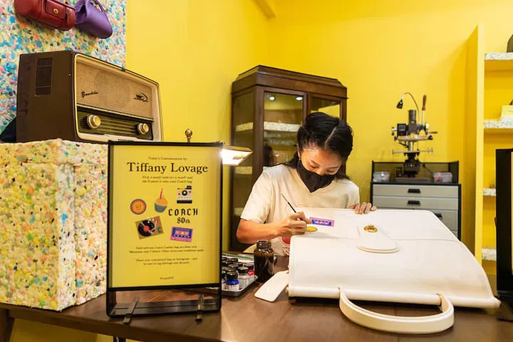 Tiffany Lovage, bag-painting artist (Photo: Coach)