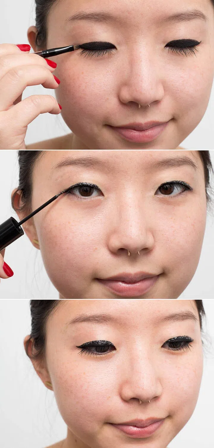 hacks glitter liner