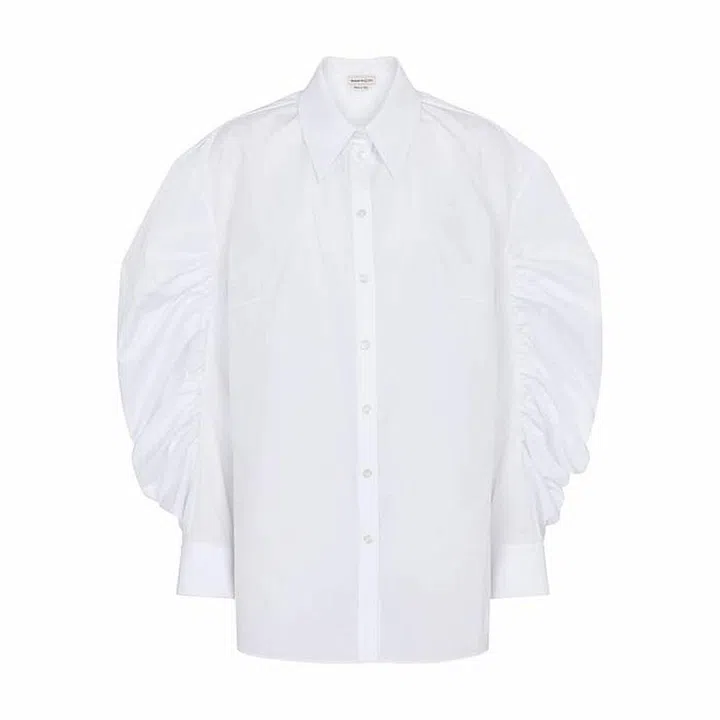 Cotton Poplin Shirt, $1,250, Alexander McQueen at MyTheresa. (Photo: MyTheresa)