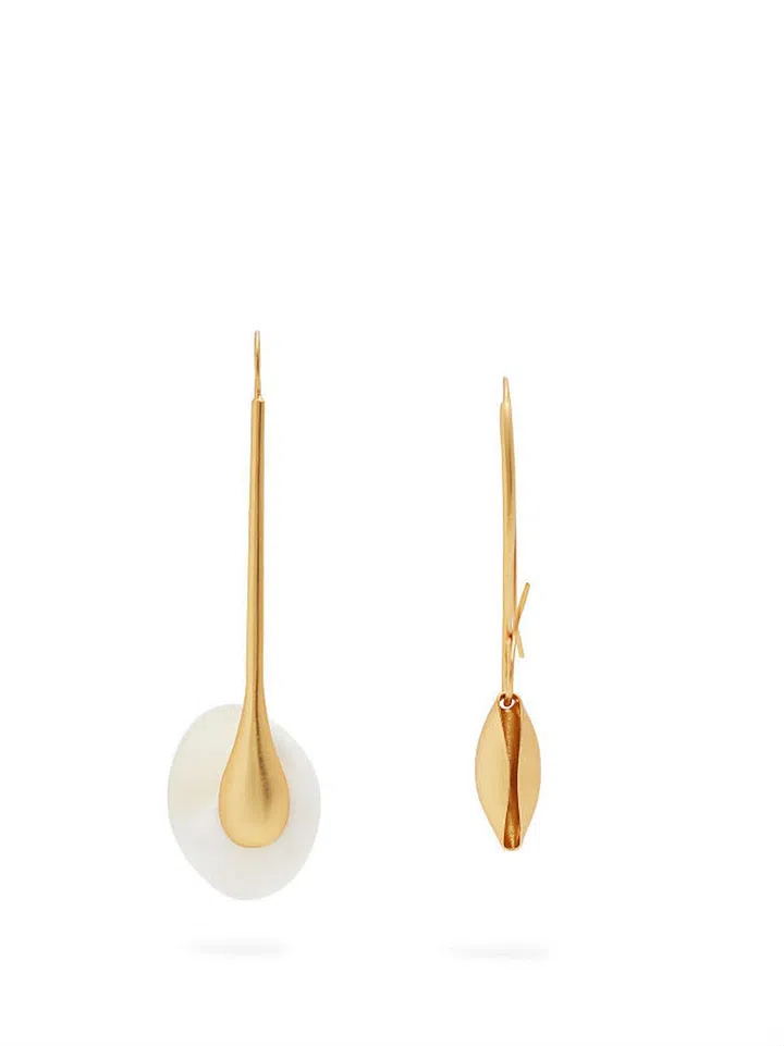 Shell-embellished earrings, S$288.84, MATCHESFASHION