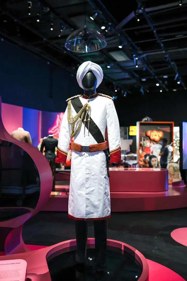Doorman uniform from the Raffles Hotel. 