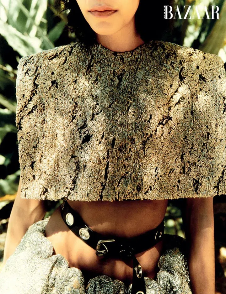 Top; skirt; belt, Louis Vuitton.

Photo: Alvin Kean Wong