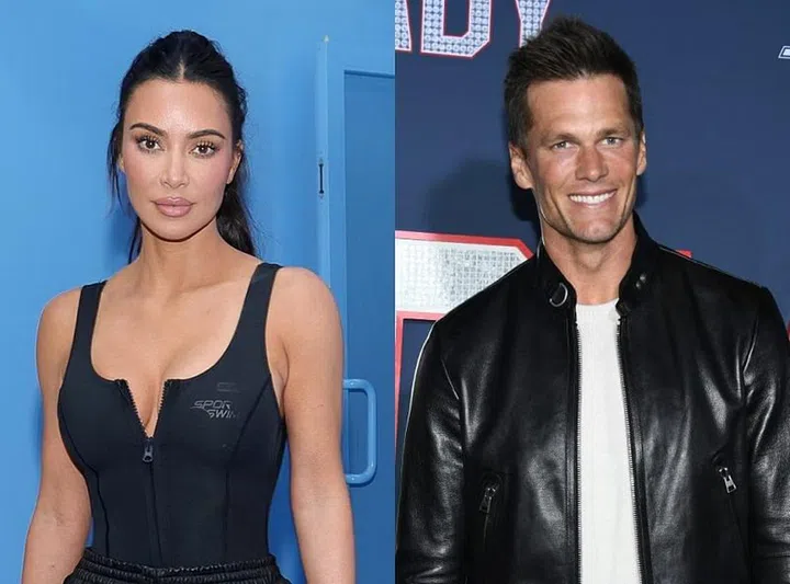 Tom Brady and Kim Kardashian