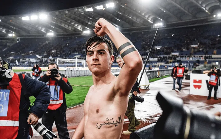Playing for Argentina.
Photo: Instagram