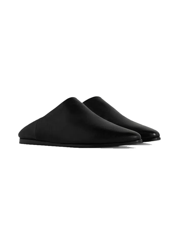 Calfskin slippers, $990, CELINE by Hedi Slimane. Photo: Courtesy