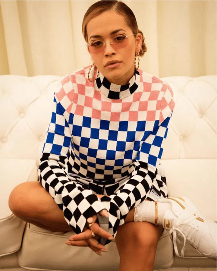 Stay rosy with sunglasses as pink as your lips. Photo: @ritaora 