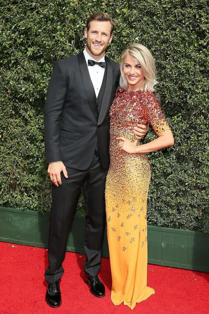 The actress, dancer and Dancing with the Stars judge married hockey player Brooks Laich this summer in an outdoor wedding in Idaho this past summer. The couple shared the details of their 200-person wedding with People. Hough wore two custom Marchesa gowns for the occasion–one simple, strapless A-line gown which she wore down the aisle, and another beaded, semi-sheer sheath which she wore to their lakeside reception. Photo: Getty 