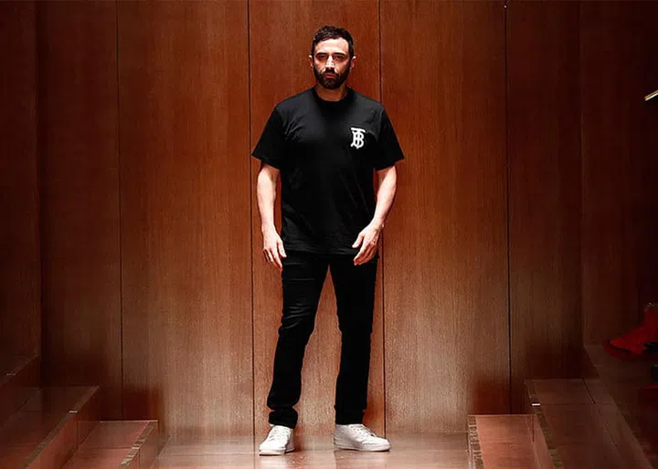 After 17 years of English fashion designer Christopher Bailey’s leadership at the luxury British heritage house of Burberry, Italian designer Riccardo Tisci was appointed the brand’s new Chief Creative Officer in 2018.