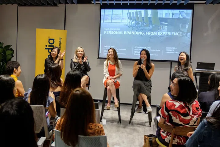 Panel discussion on Personal Branding at IWD 2018.

Photo: Courtesy