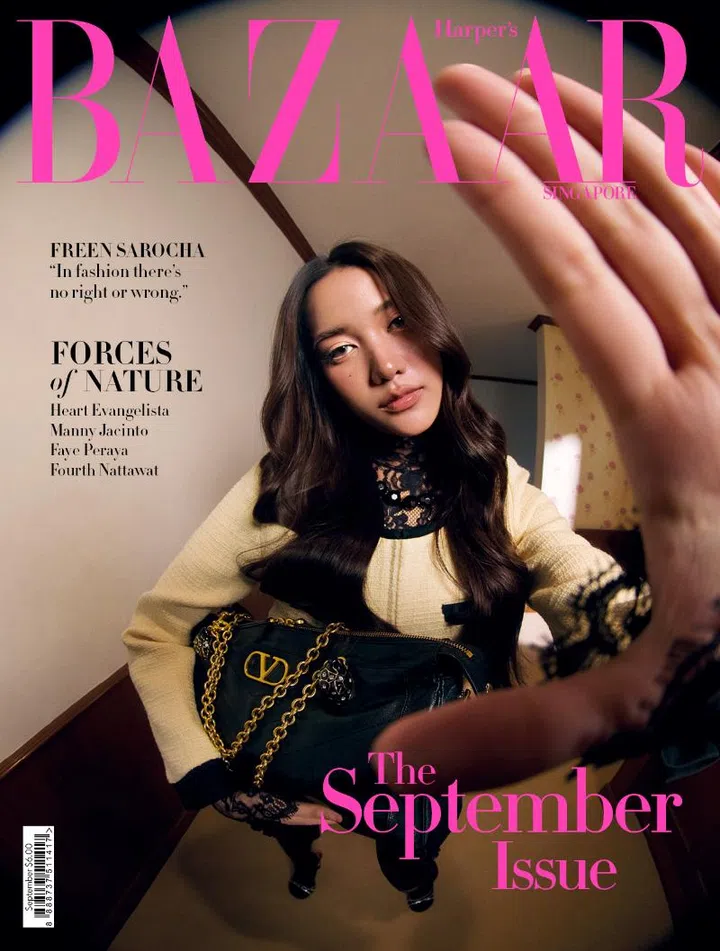 Freen Sarocha And Fourth Nattawat Are Harper's BAZAAR Singapore's
