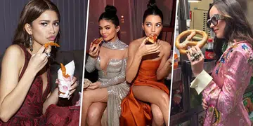 celebs junk food