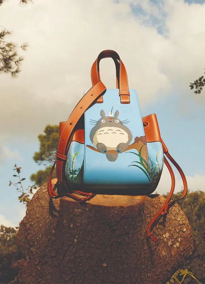 A Hammock bag from the LOEWE x My Neighbor Totoro collection. (Photo: LOEWE)