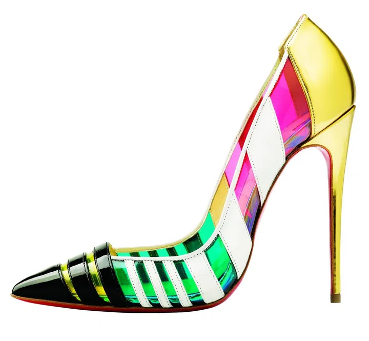 SB0115_News_Snippets__Christian Louboutin Bandy 120 Kid Specchio PVC Black