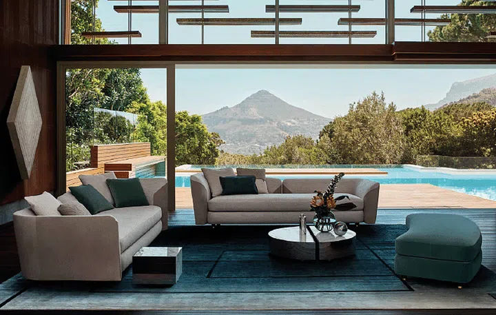 Ceasar Tailor Sofa, from Fendi Casa.
