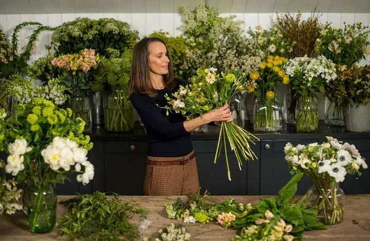 Phillippa Craddock in her shop at Selfridge’s in Central London.
 Photo: Getty