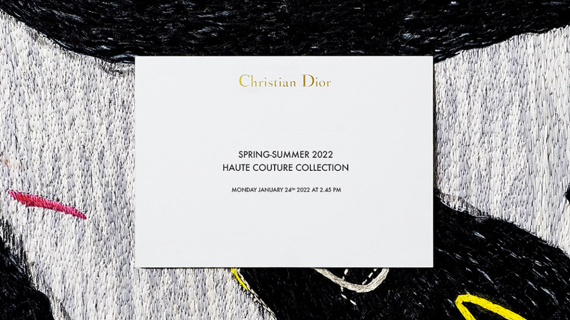 Watch The Dior Haute Couture Spring/Summer 2022 Show Here