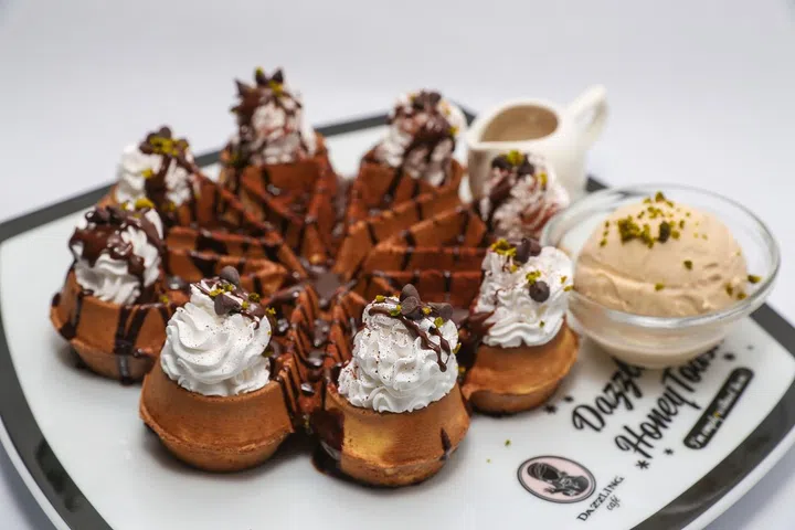 Valrhona Chocolate Waffle 