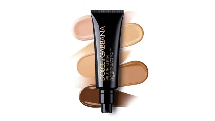  Millennialskin On-The-Glow Tinted Moisturiser SPF 30 PA+++, $69, Dolce&Gabbana Beauty