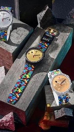 Everything You Need To Know About The Latest Swatch X BAPE Collaboration 