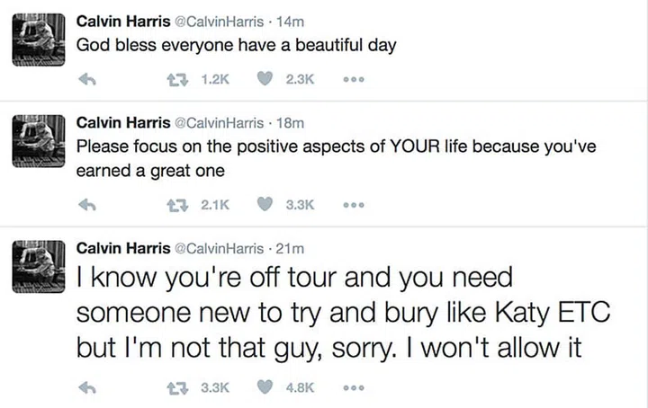 Calvin Harris To Taylor Swift: Focus On Your New Relationship, Not Burying Me