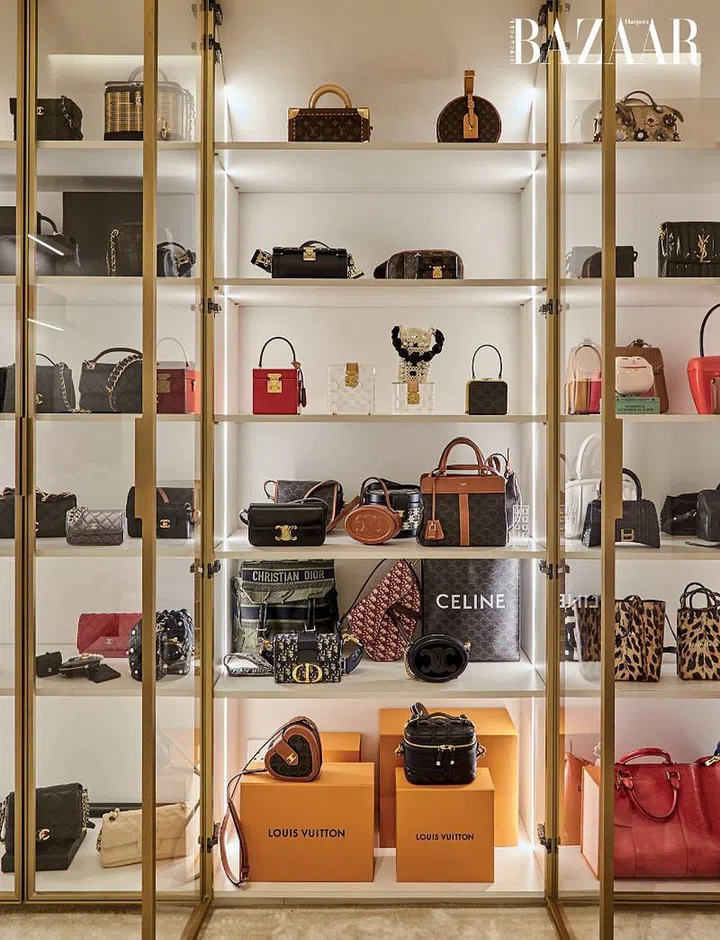 Chng’s collection of bags.