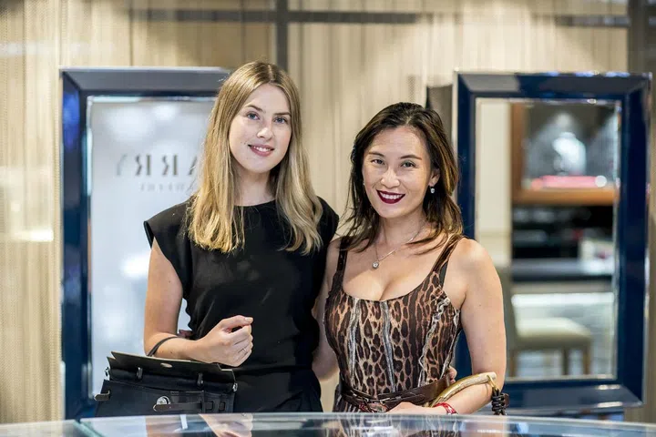 Isabella Holt and Winnie Chin. Photo: Allen Tan