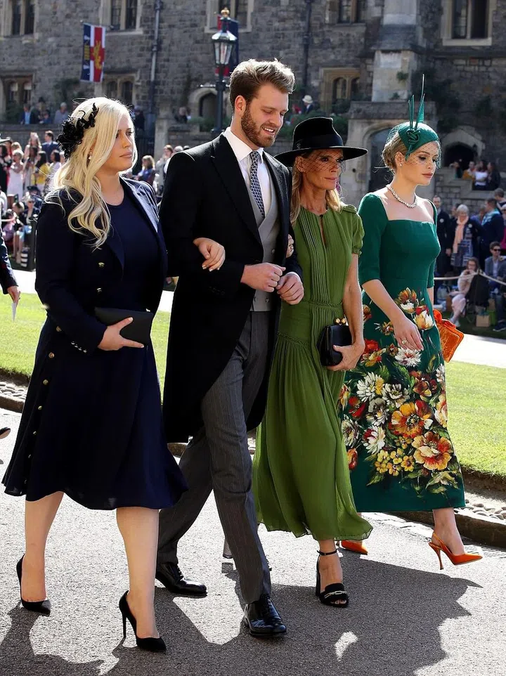 Eliza Spencer, Louis Spencer, Victoria Aitken and Kitty Spencer 
