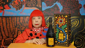 Veuve Clicquot Taps Yayoi Kusama To Dress Its New Vintage Champagne, La Grande Dame 2012