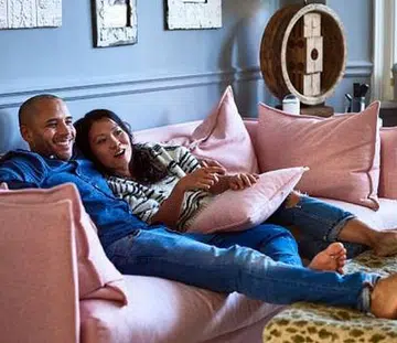 Young couple at home feature image