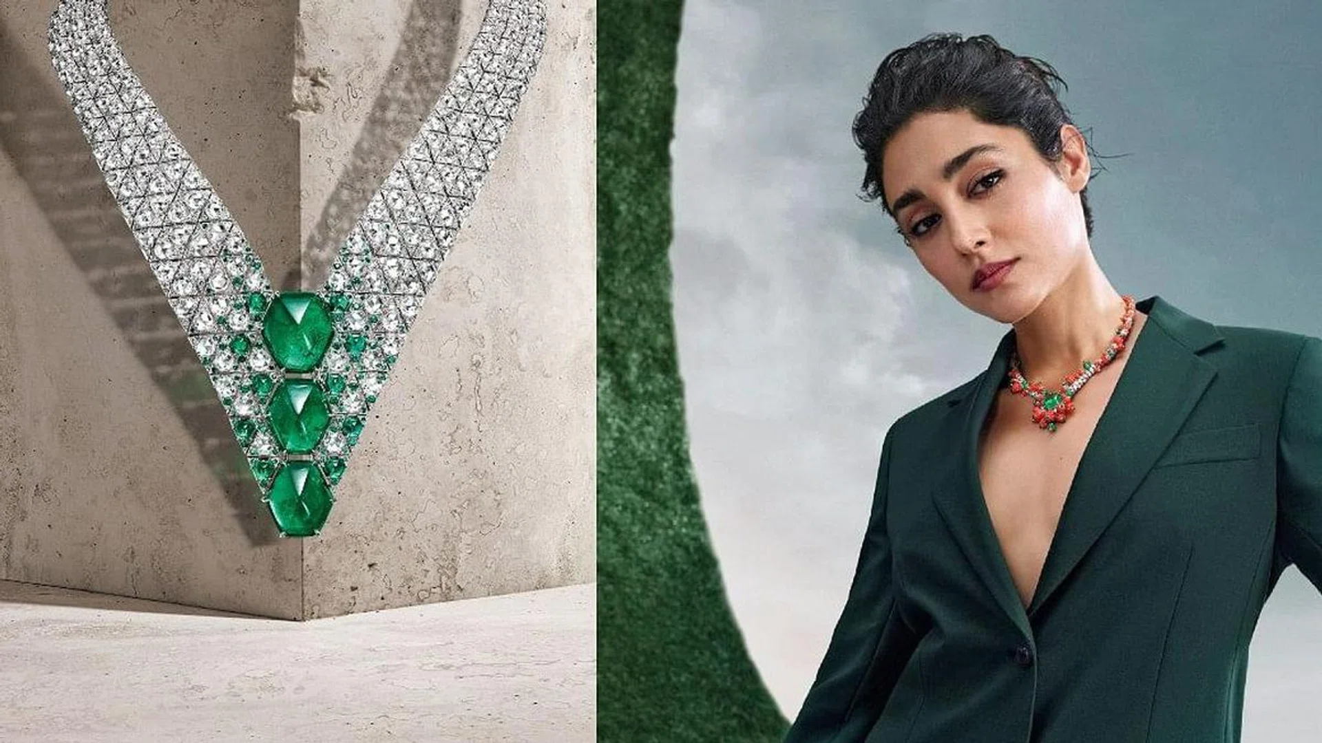 Beautés du Monde high jewelry emerald necklace