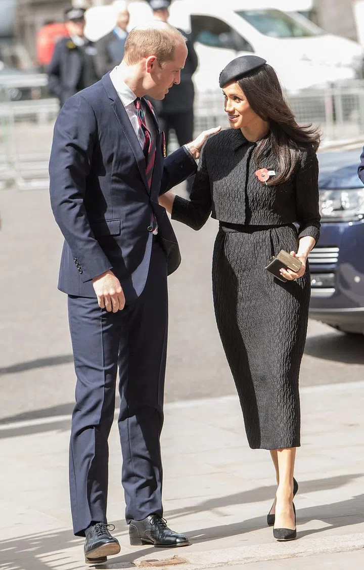 Markle in Emilia Wickstead.
Photo: Getty 