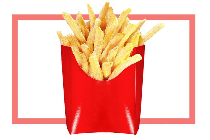 "French fries aren't so horrible, but the high sodium and salt content dehydrates and causes temporary dulling of skin, while the high carbohydrate content make it just as bad for wrinkles." Photo: Dana Tepper