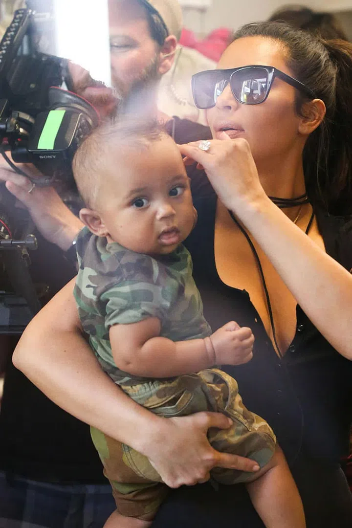 Saint West Wore The Cutest Mini Camo Outfit While Out In Public