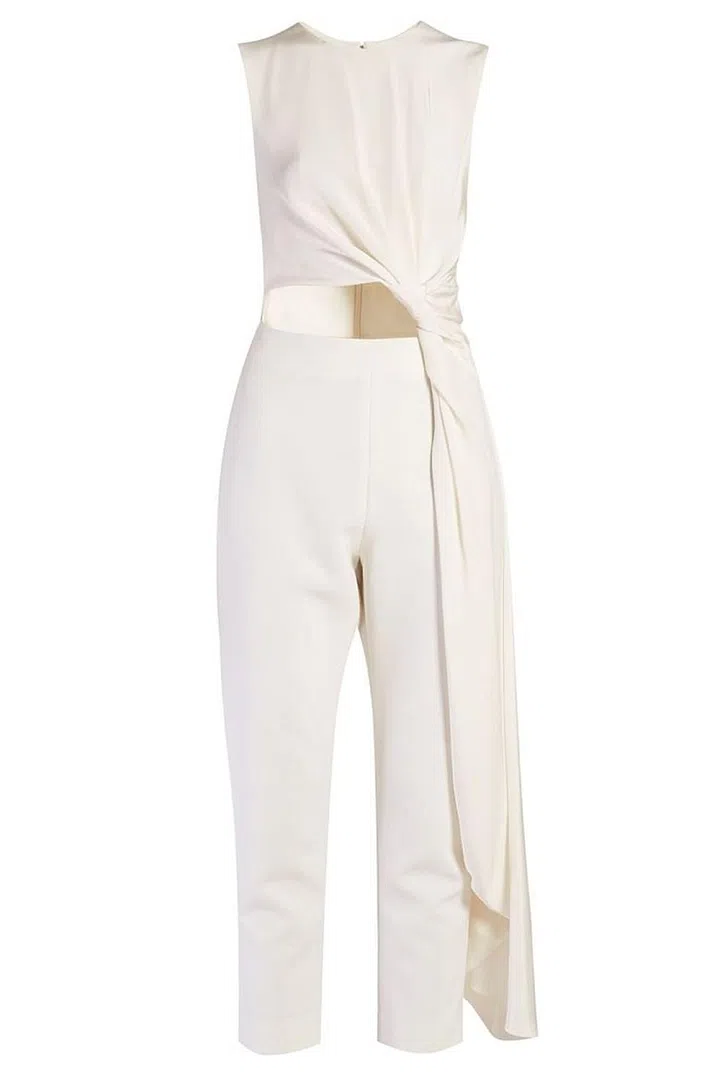 Show off a summer tan in Roksanda's white cut-out version. 