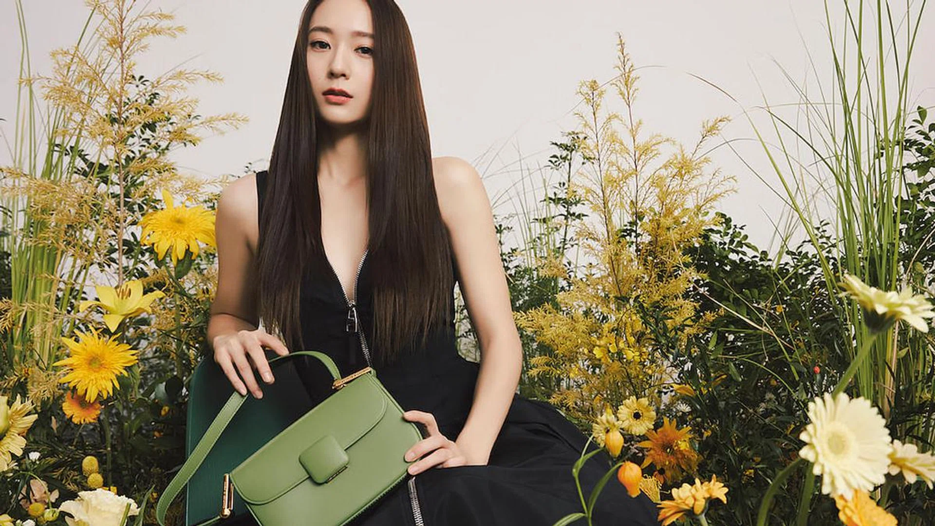 Korean-American singer and actress Krystal Jung (Photo: Charles & Keith)