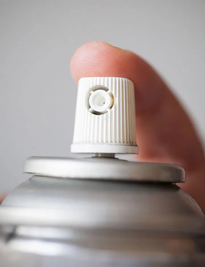 It holds your hair in place, so why not have it pull double duty as a make-up setting spray? Answer: irritation, dryness, flaking... Stick to translucent powder or a setting spray that's actually formulated for the face.

Photo: Getty