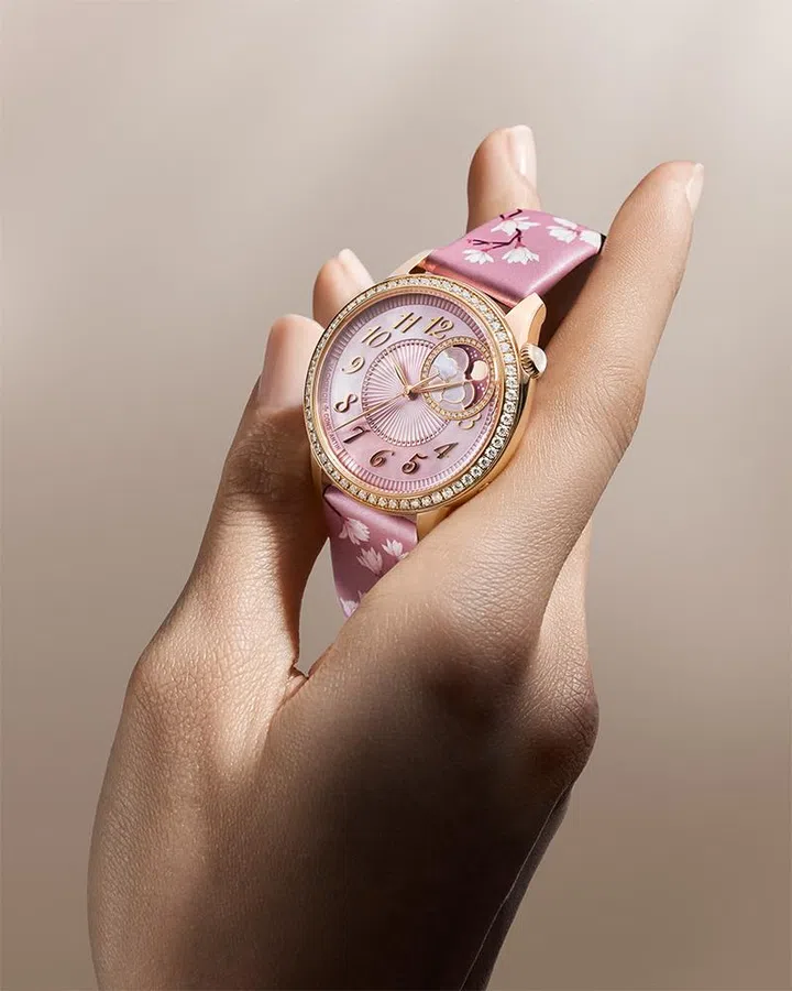 watch news may 2026 | vacheron constantin egerie spring blossom with pink hand painted strap