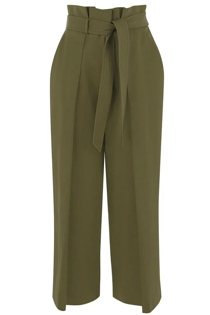 Not only is the paperbag waist flattering, but the khaki colour endlessly versatile.