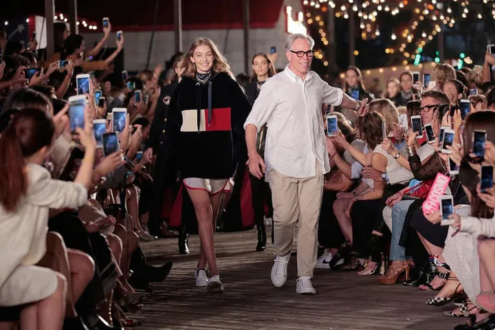 Gigi and Tommy Hilfiger will also be headed to Los Angeles for their second collaborative fashion show this February
Photo: Getty