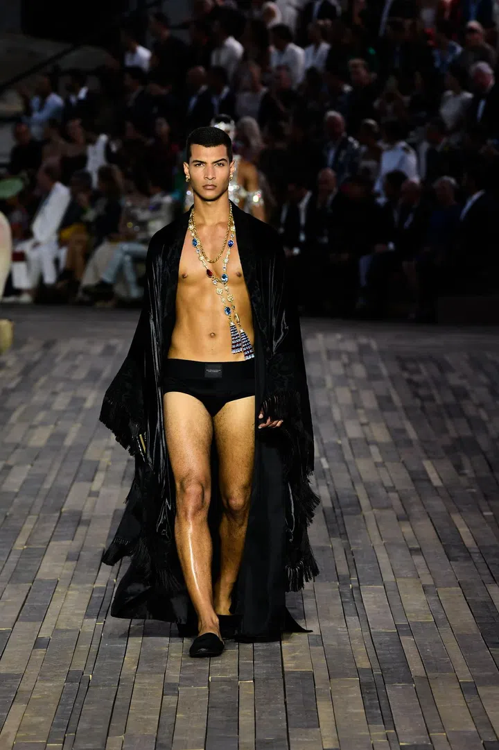 Dolce &amp; Gabbana Alta Moda show at the Piazza Duomo, Siracusa, Sicily, July 9, 2022