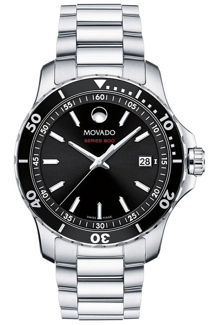 Movado Series 800 watch, $895, movado.com.
