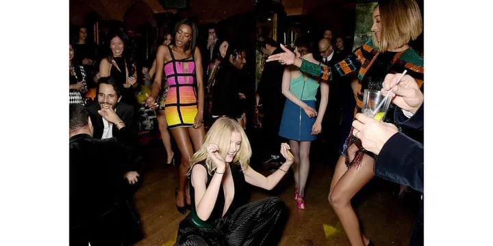 Models hit the dance floor at Annabel's