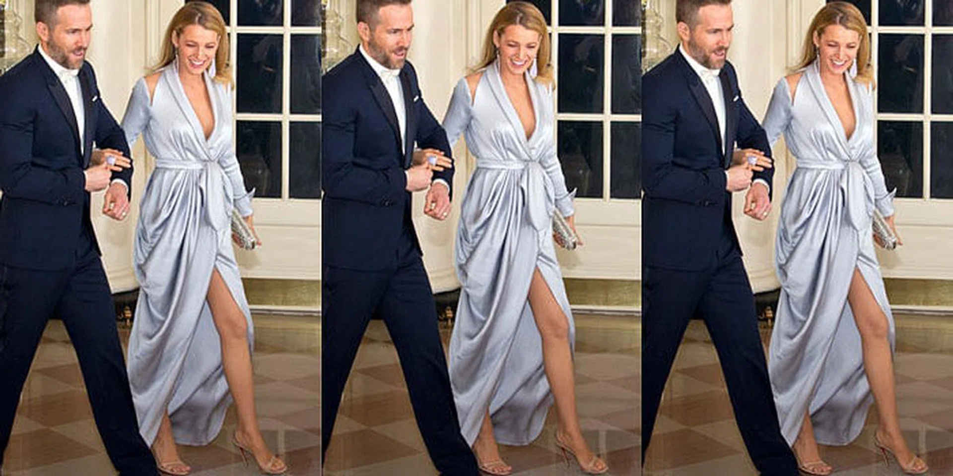 Ryan Reynolds and Blake Lively at the White House State Dinner. Photo: Getty Images